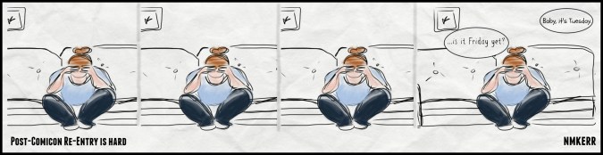 Post-Comicon Re-Entry is hard final