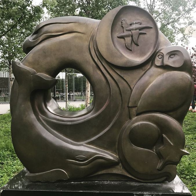 a statute from outside the Anchorage Museum